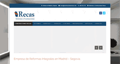 Desktop Screenshot of construccionesrecas.com