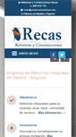 Mobile Screenshot of construccionesrecas.com