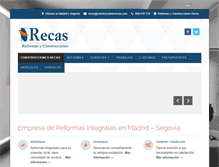 Tablet Screenshot of construccionesrecas.com